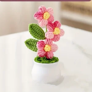 Heegeldatud lill potis – 14 cm