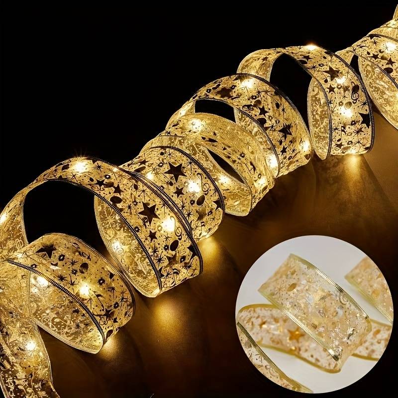 LED-dekoratiivpael kuld/soe valge