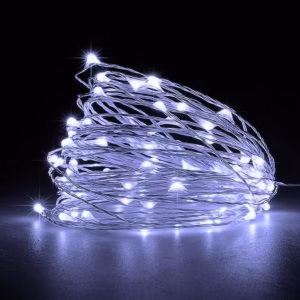 LED-valguskett käsitööprojektideks, külm valge, 2m